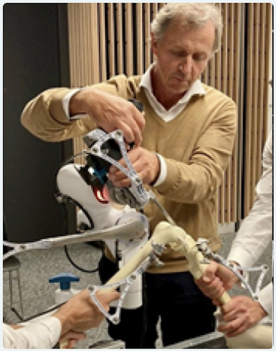 Training sur os en plastique